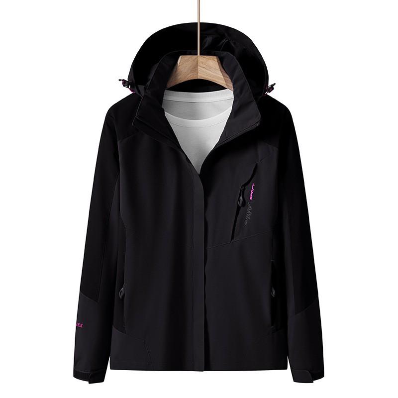 Detachable Hooded Windproof Waterproof Outdoor Hiking Jacket