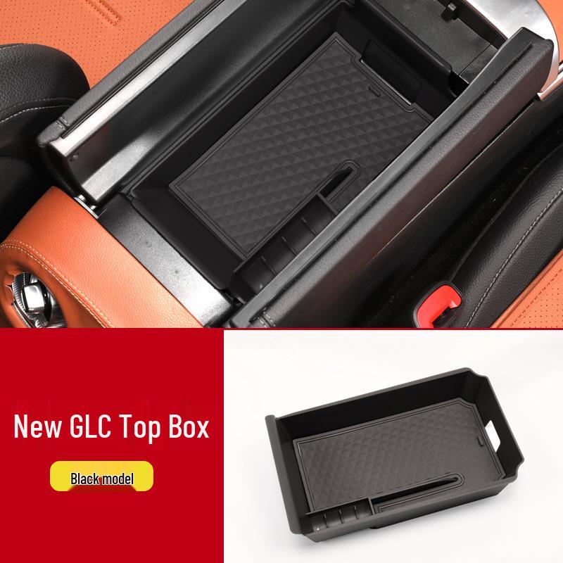 Storage Organizer for Mercedes-Benz GLC260, New C/E-Class, and E300L Center Console Armrest.