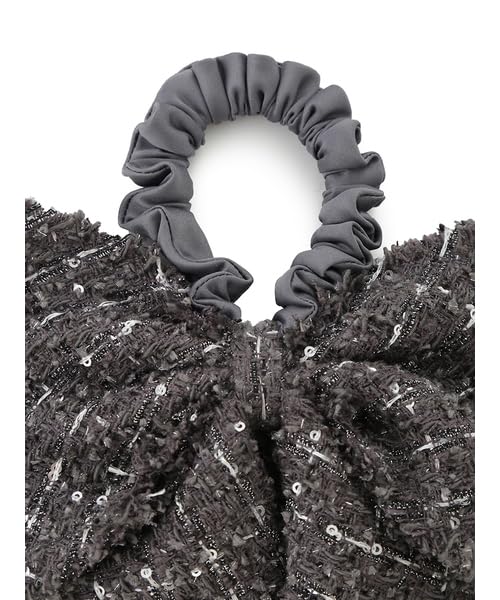 Snidel Ribbon Tweed Scrunchie SWGG255644 DGRY Free Size Women's