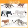 Wild Animal Pvc Model Set With Static Animal Figurines For Collector Display