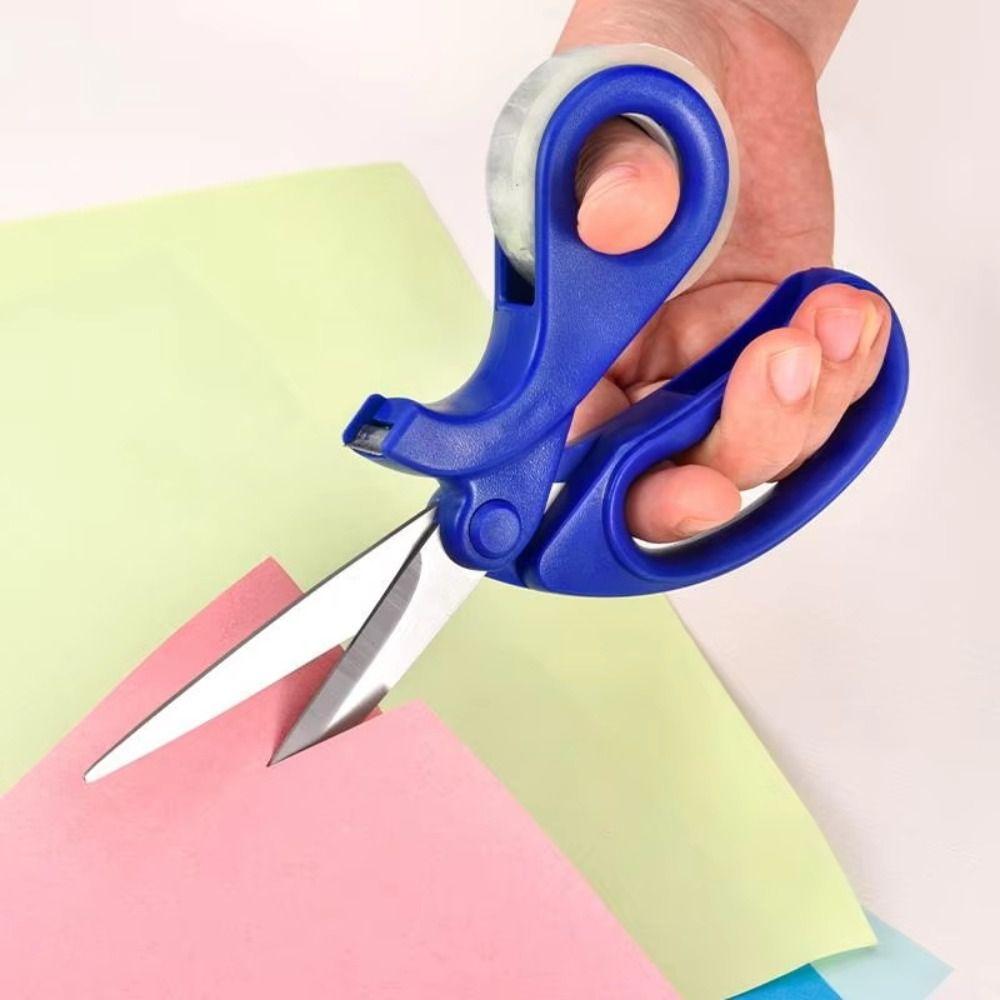 Integrated Tape Dispenser Scissors with Tape Dispenser Utility Scissors Home Use