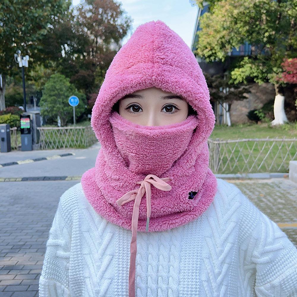 Warm Polyester Winter Hat Winter Warmer Full Face Ski Mask Caps Windproof Balaclava for Women Man