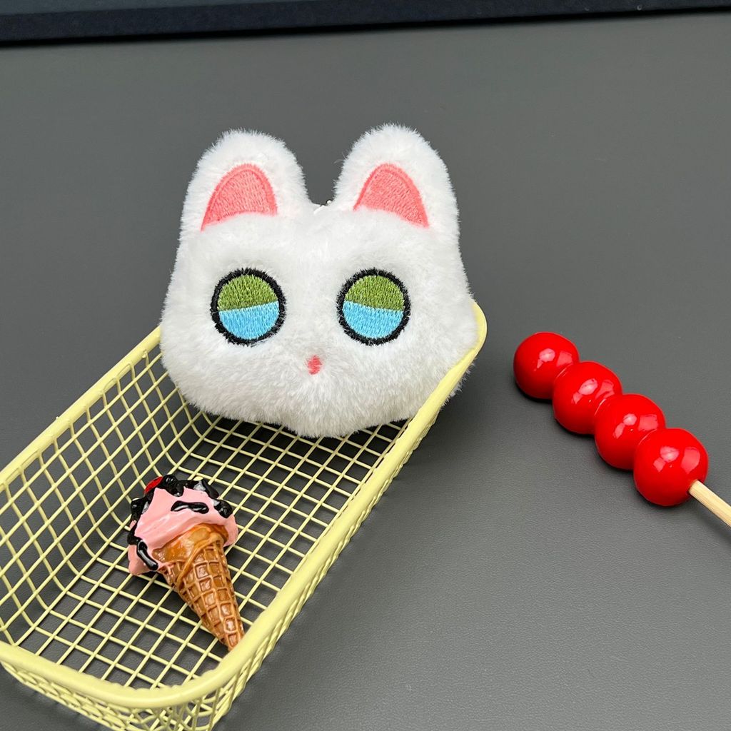 Black Cat Plush Keychain With Squeaker Beads For Kids And Collectors