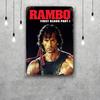 sylvester stallone Decor Poster Vintage Tin Sign Metal Sign Decorative Plaque for Pub Bar Man Cave Club Wall Decoration