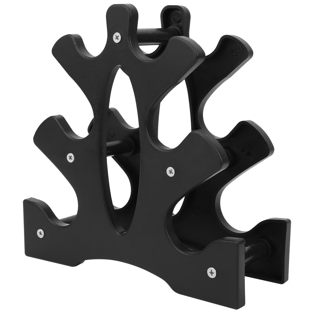 Home Workout Dumbbell Rack Tree Shape Weights Rack 3 Tier Holder Organizer Bracket