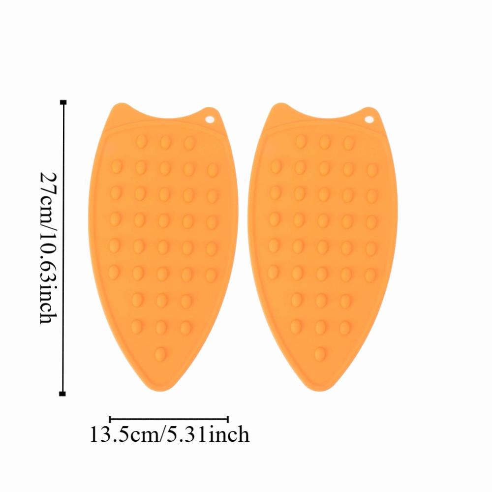 2Pcs Silicone Silicone Iron Mat Flexible Multi-purpose Iron Mat Ironing Board Mat Daily Use