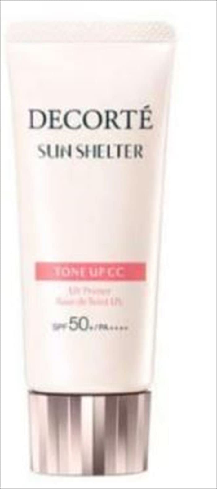 Kose Cosme Decorte Sun Shelter Tone Up CC 02 Бежевый 35 г Солнцезащитный крем SPF50+ PA++++