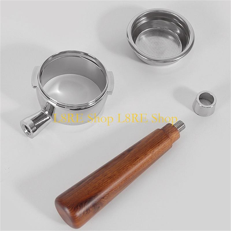 L8RE 58MM Coffee Bottomless Portafilter Aluminum Alloy Coffee Filter Handle Basket