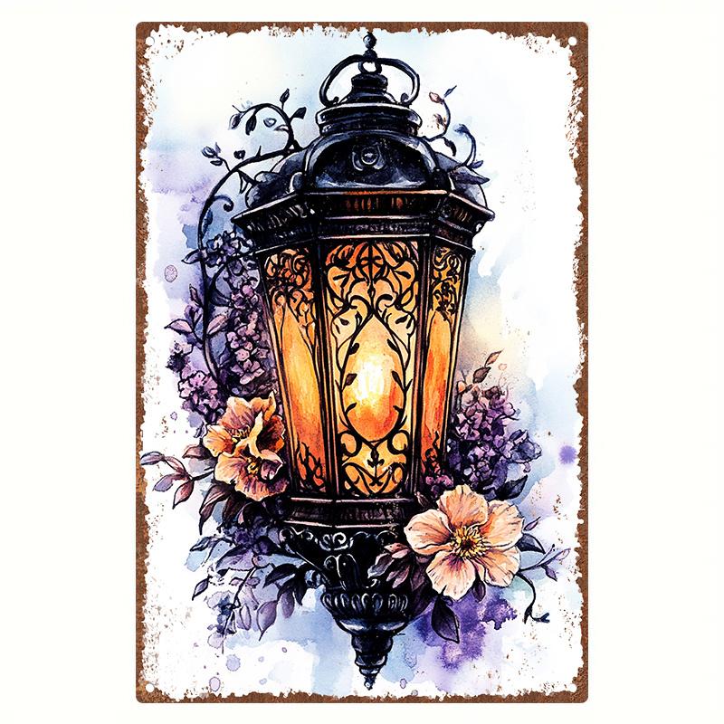 Vintage Gothic Metal Tin Sign Retro Wall Art Decor for Home Bar Garage 20x30cm