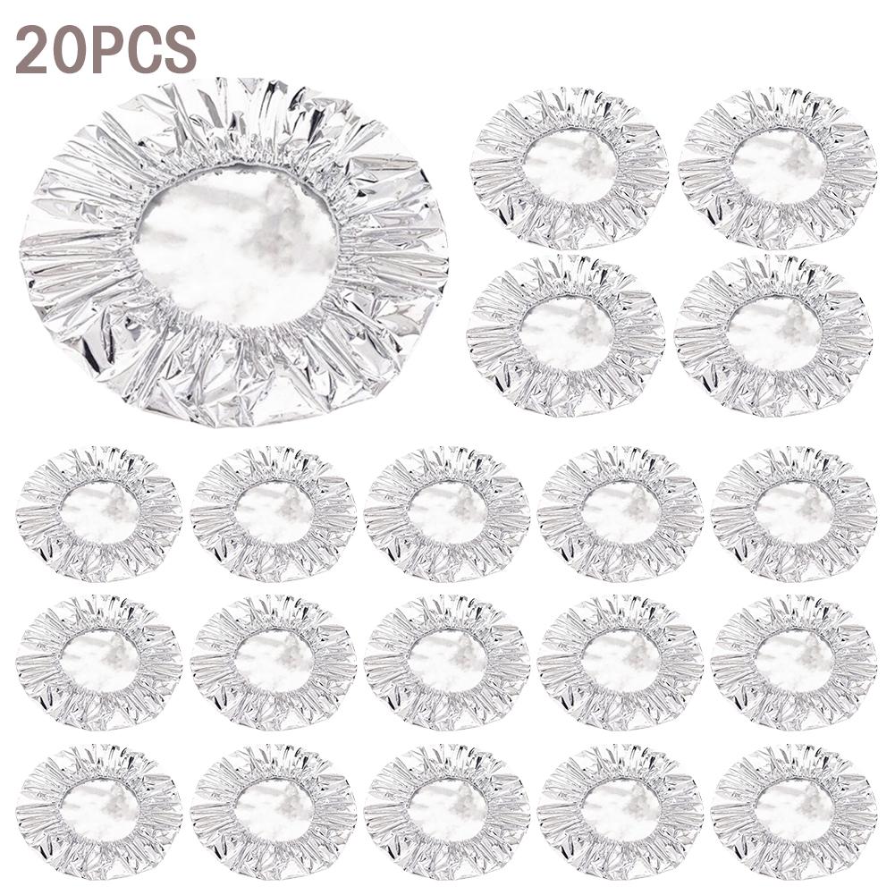 Repeatable Aluminum Foil Insulation Covers Food Cover Elastic Plastic Shower Cap Storage Bag Kitchen Organizer Cling Film