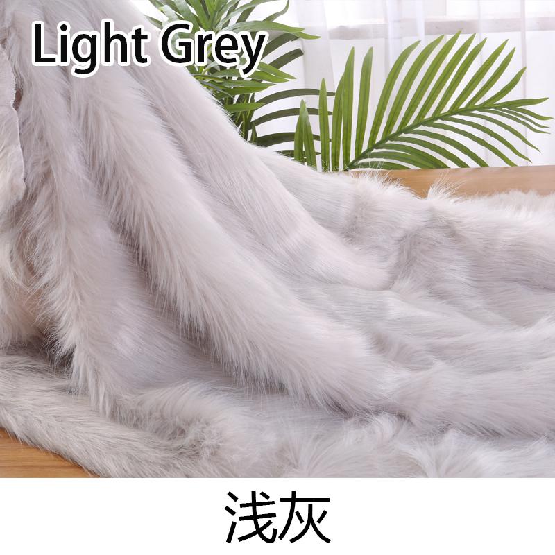 5cm Wool Length 180cm Wide High-grade Imitation Fox Hair Plush Fabric Carpet Fur Clothing Animal Fursuit Hair DIY Sewing Fabric