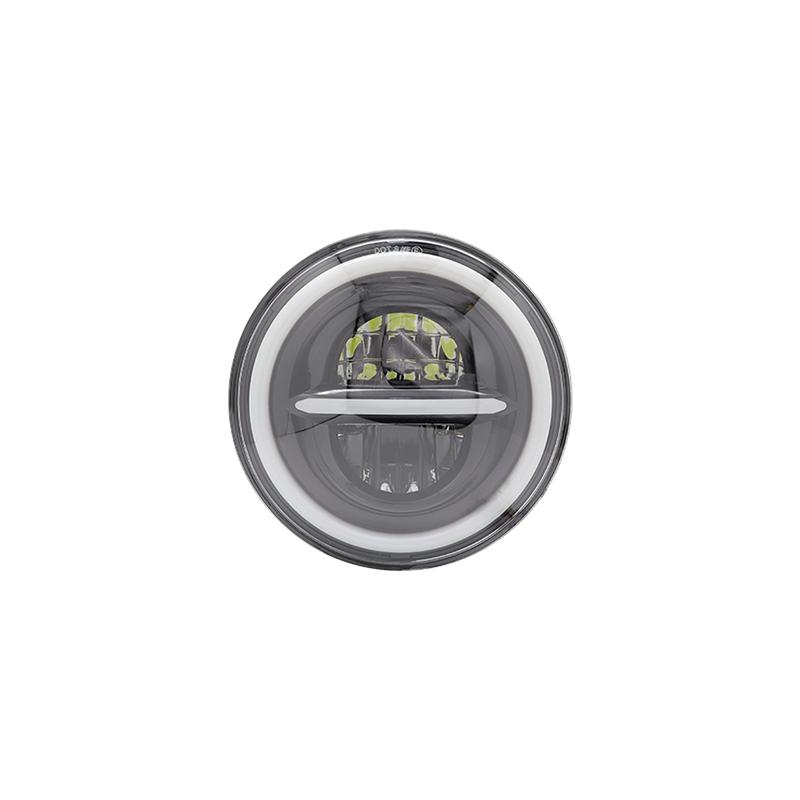 

7-дюймовые круглые светодиодные фары, автоматические фары для мотоцикла, угловые глаза с сигналом поворота DRL, светодиодные фары 1 piece