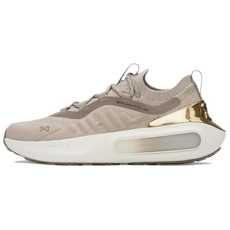 Under Armour Phantom 4 Comfortable Versatile Durable Low-Top Casual Shoes Women sneaker Light-Brown 6007943-203