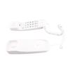 Corded Phone Support Pause Last Number Redial Wall Mountable Landline Telephone with Lighted Keys for Home Office White