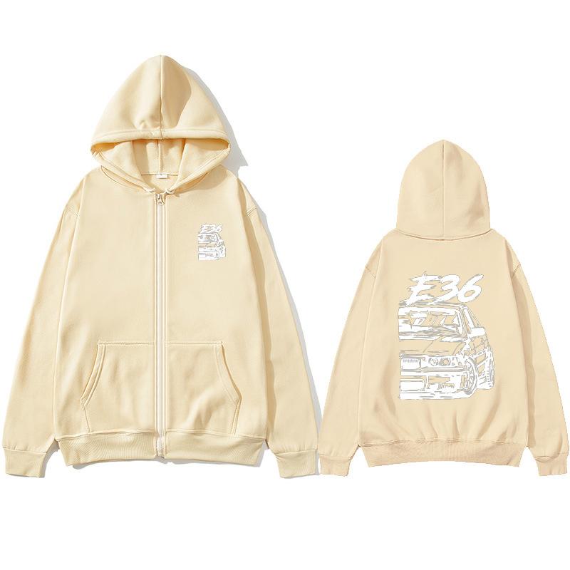 E36 Толстовка с капюшоном на молнии — фото 10