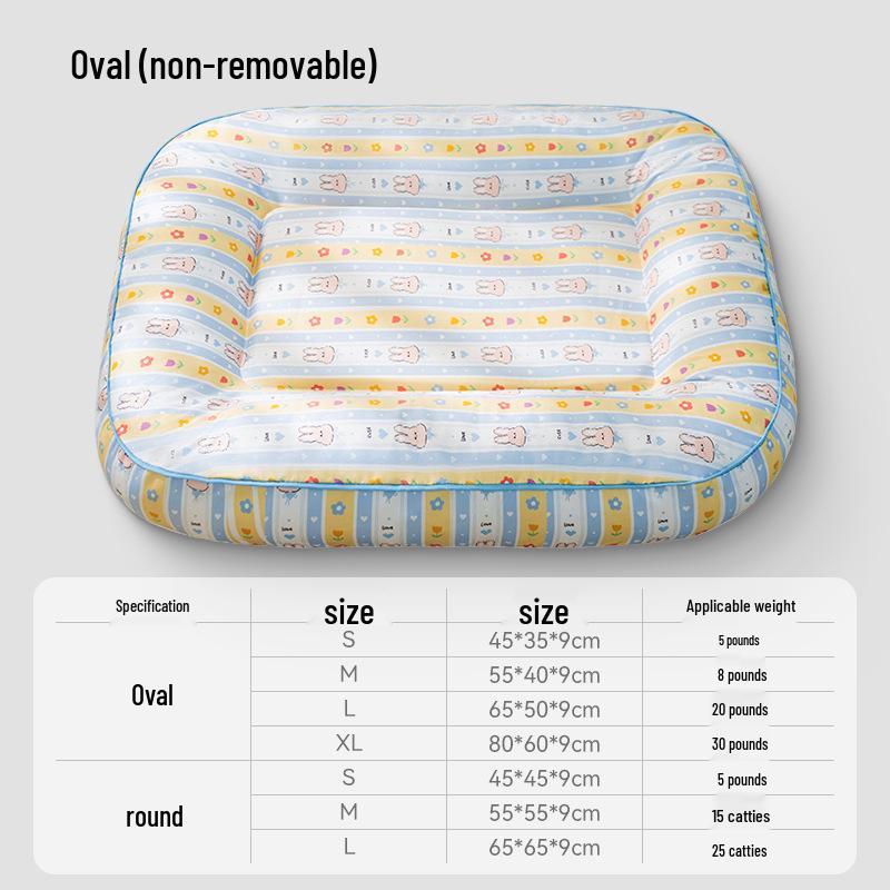 Cozy All-Season Dog & Cat Bed: Warm, Removable, Washable Cushion