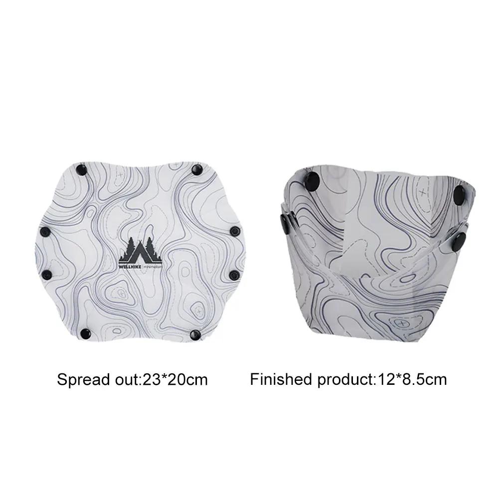 Foldable Camping Tableware Portable Bowl Dinner Plate Coffee Filter Heat-resistant Bowl Plate Set Camp Cooking Supplies