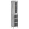 VidaXL Highboard Concrete Grey 34.5x34x180 Cm Engineered Wood 3199357