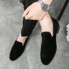 Sapatos de couro camurça masculinos mules clássicos para negócios masculinos sapatos de condução de luxo mocassins masculinos sapatos de design slip-on sapatos sociais masculinos