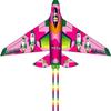 Red & Blue Airplane Kite for Kids & Adults - Easy To Fly, Outdoor Fun, 1.4m & 1.6m Sizes