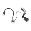 5W LED Arbeitsleuchte Verstellbarer Schwanenhals Nähmaschinenwartungsleuchte mit Magnetfuß US-Stecker