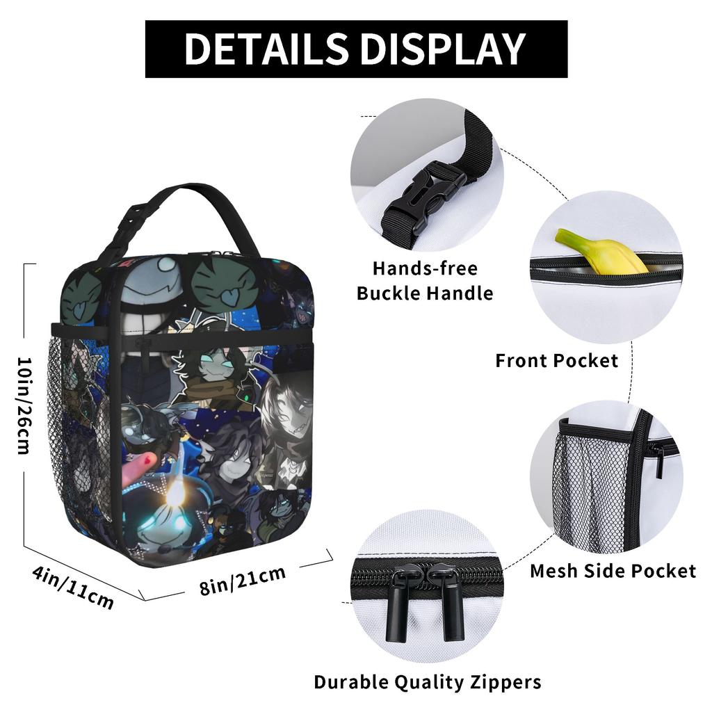 Sebastian Solace Insulated Lunch Bags for Men Women  Food Bag Reusable Cooler Thermal Lunch Boxes For Travel
