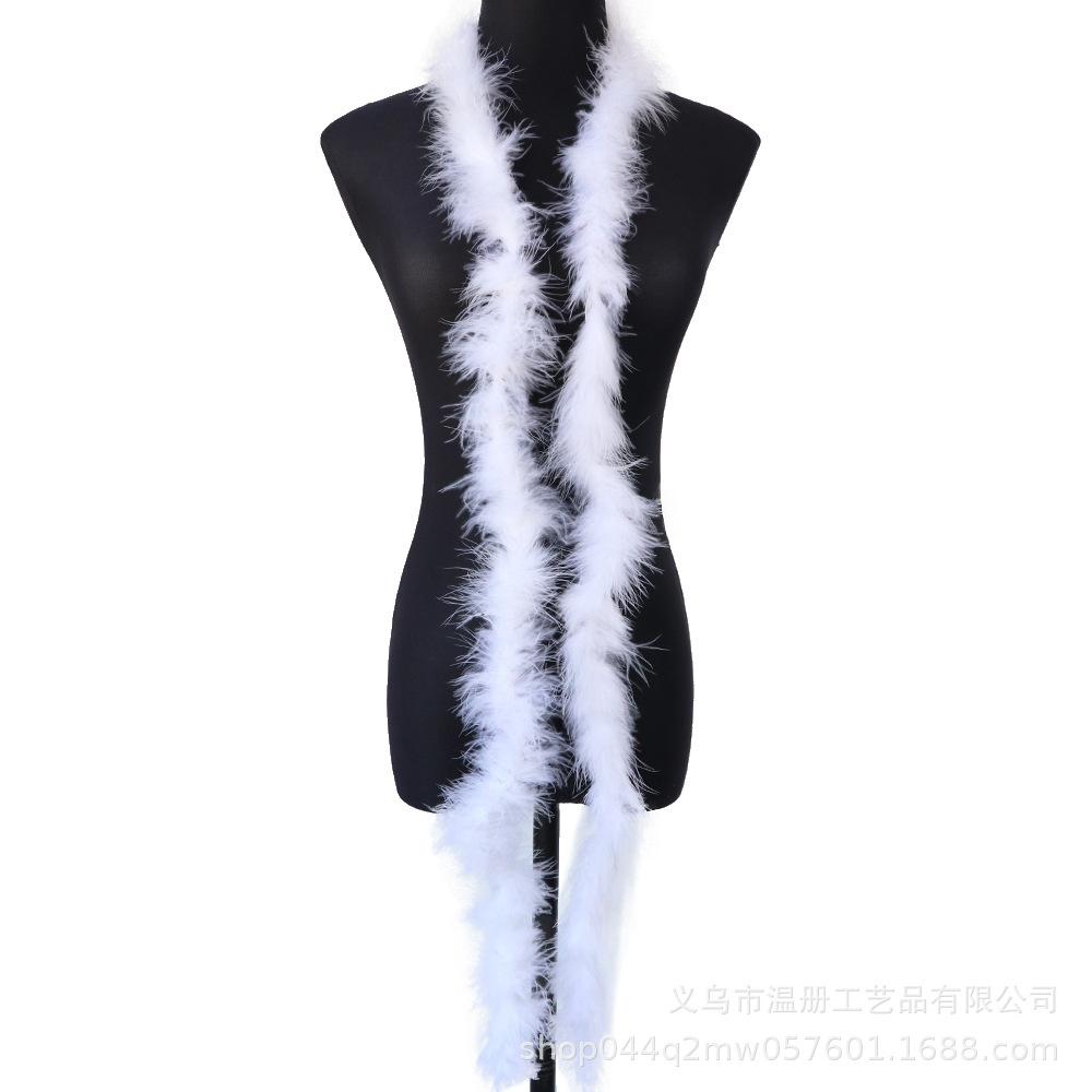 11G Flat Top Clothing Accessories Diy Material Turkey Plush Strip Scarf Crafts Accessories New