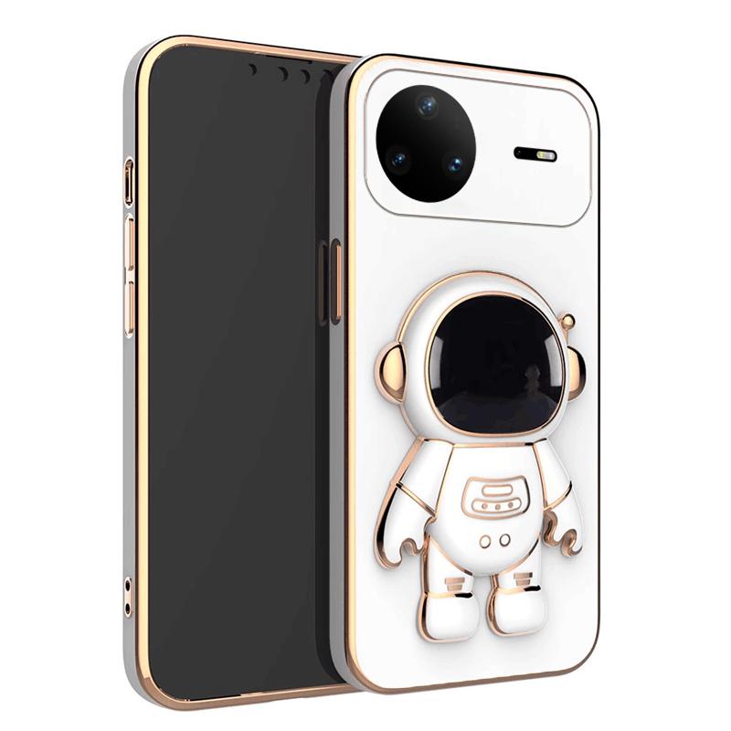 For Huawei Nova 15 Pro Case Shining Astronaut Spaceman Bracket Holder Design Soft Plating For Huawei Nova 15 Back Cover