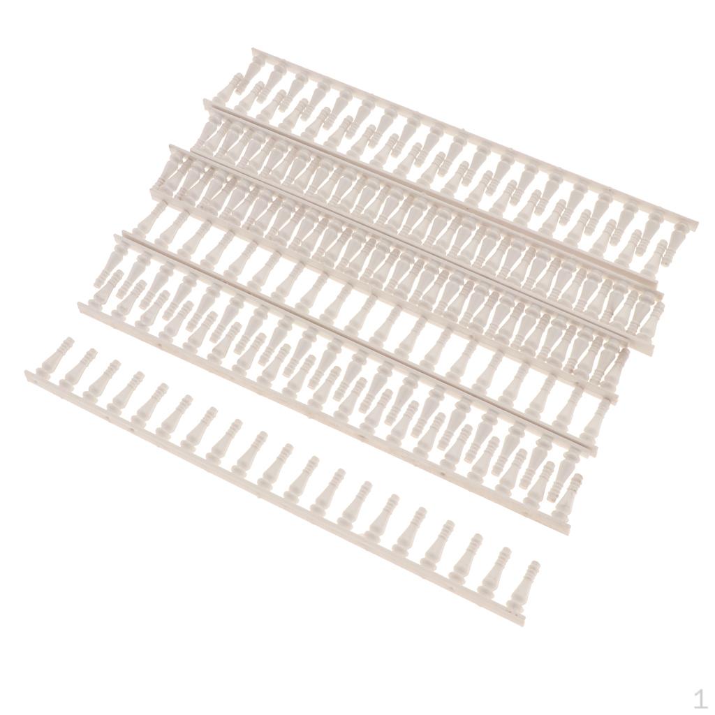 White Plastic Fence DIY Toy Garden Accessories