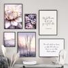 Lila Dahlie Reed Wand Kunst Einfache Linie Sexy Mädchen Landschaft Leinwand Malerei Nordic Poster Drucken Blume Bilder Zimmer Wand Dekor