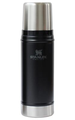 Classic Vacuum Bottle Matte Black Water Bottle Thermal Insulation Stainless Steel Bottle Water Bottle Gift Dishwasher Safe Japanese 0.47L