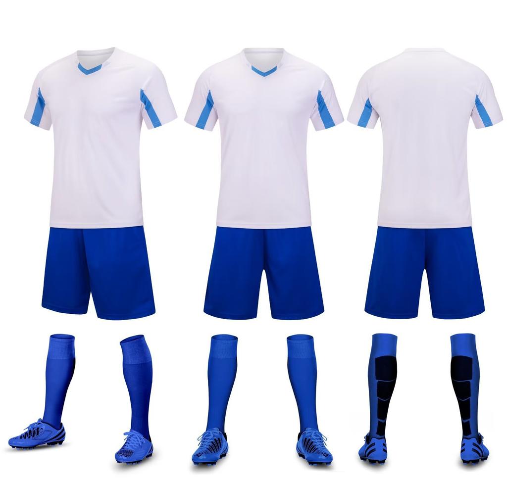 Club group buying men's football jersey game jersey children's student sports training jersey set quick drying clothes print number