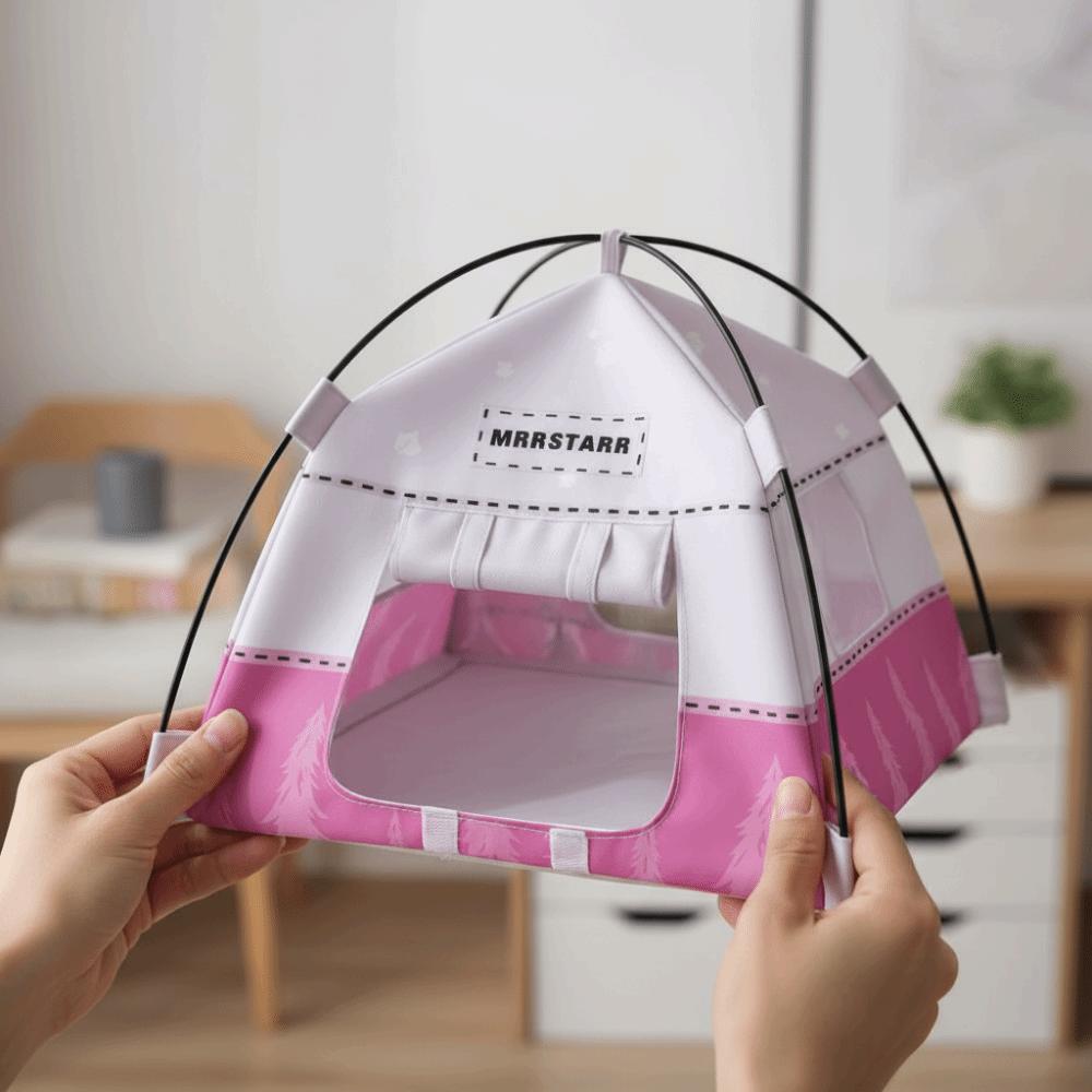 1:12 Scale Simulated Outdoor Tent Decoration Doll Small Tent Camping Tent Model Christmas Gift