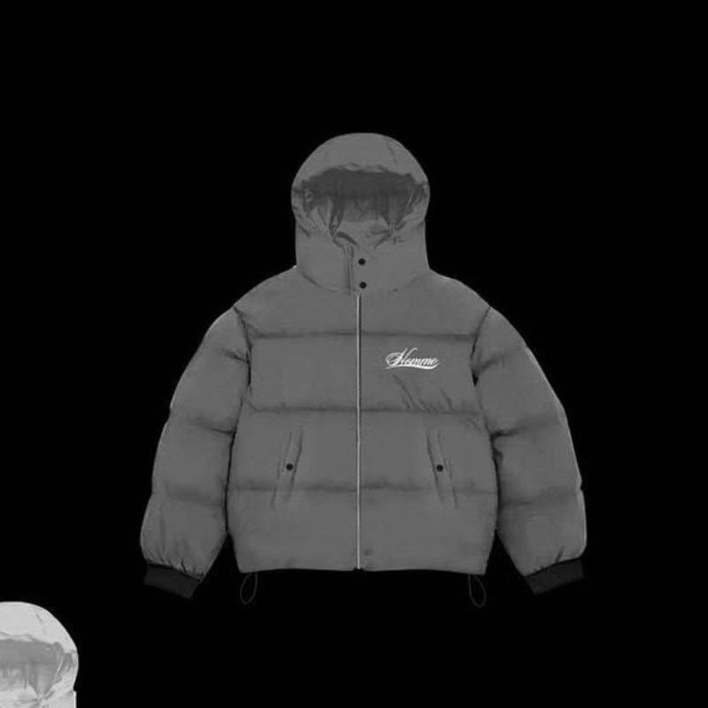 DRIPX Harajuku Winter Herren Steppjacke Dicke Warme Jacke Amerikanischer Retro-Stil Reißverschluss Oberbekleidung Lässige Streetwear Modetrend Neu