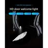 2/4PCS Angel Wings Door Welcome Light Car Atmosphere Lights LED Accessories Wireless Projection Car B7B1 Decorative Lights