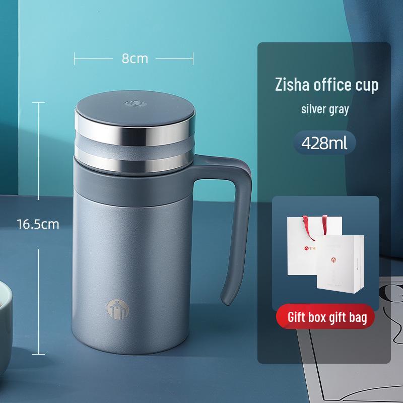 Fuguang Chamasis Large Purple Clay Tea Cup with Handle – Office & Business Gift Other