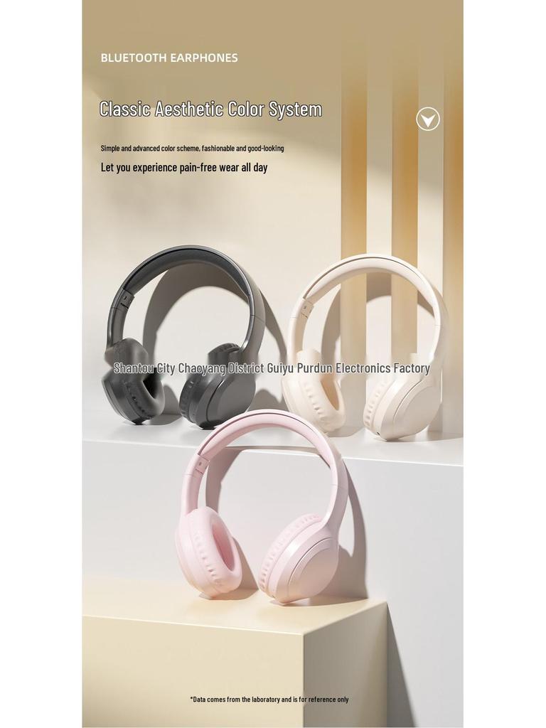 Cross-Border B10 Wireless Over-Ear Bluetooth Headphones - Long Battery Life, Universal, Compact, Portable