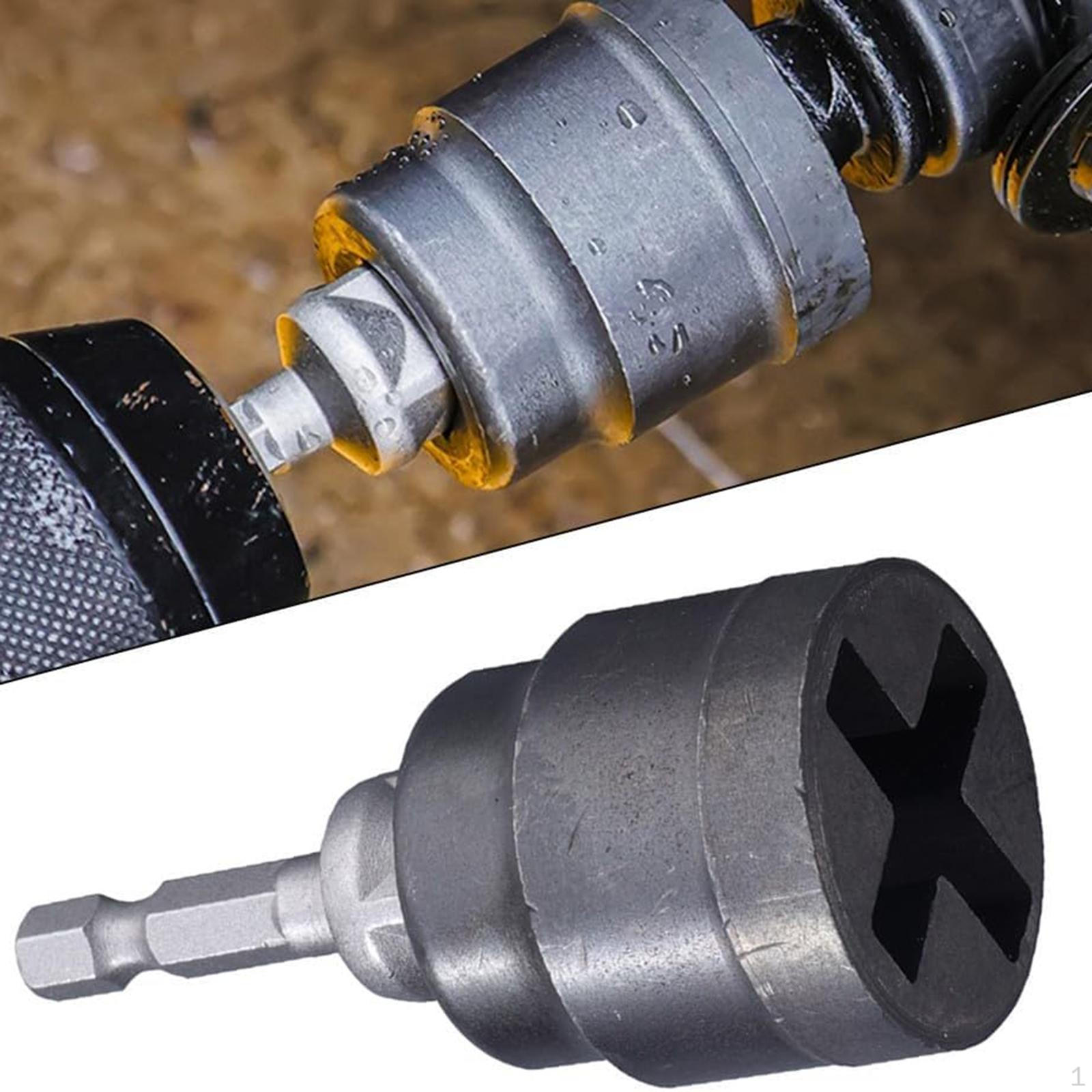 

Универсальный адаптер домкрата Стальное покрытие, устойчивое к ржавчине Маленький размер Портативный Инструмент для легкой замены шин для