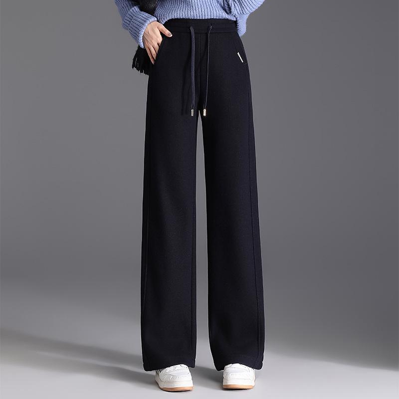 

Women s High-Waist Velvet Wide-Leg Pants - Autumn/Winter 2025 Collection 27