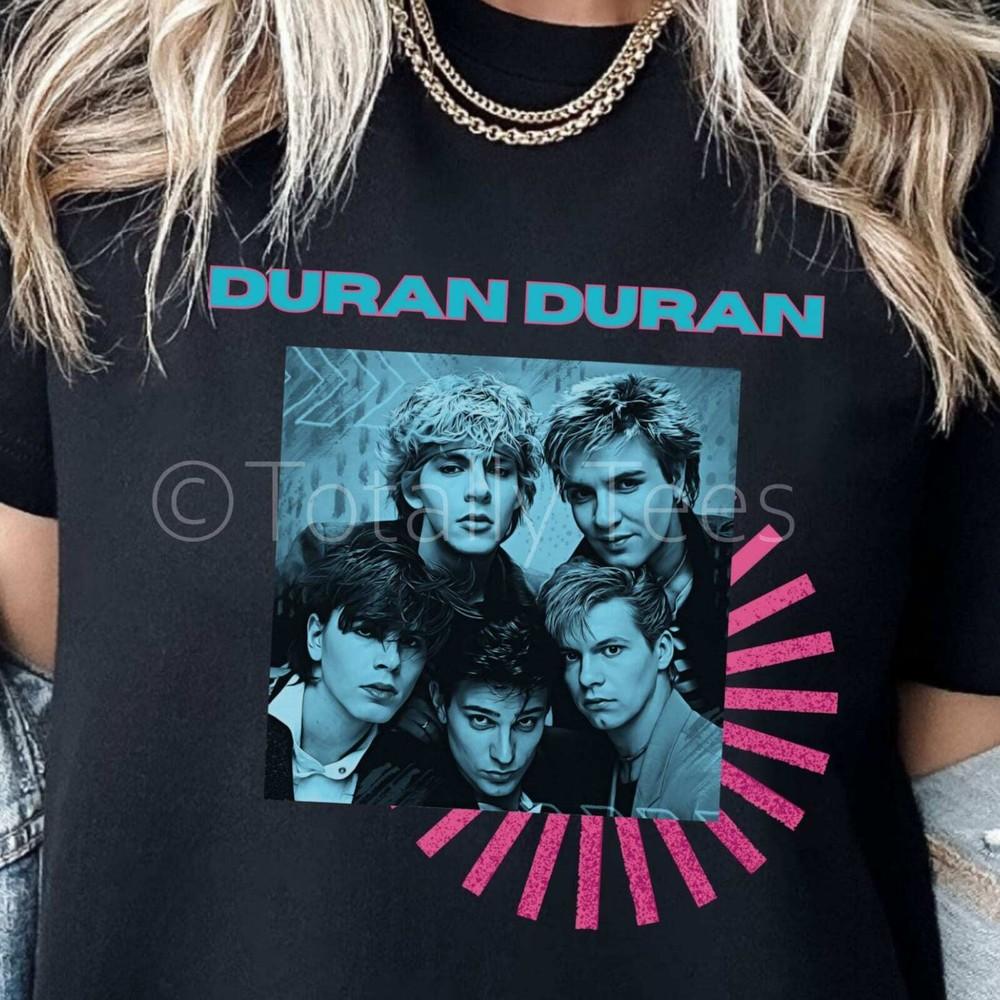 Duran Duran T Shirt Tshirt TEE Shirt 1980s Style Retro Band Tee Unisex Vintage A