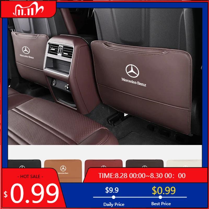 GLC GLB 2KS Chránič opěradla autosedačky Podložky proti kopání Protišpinivá podložka Pro Mercedes Benz AMG A C E Třída W201 W210 W108 W204 W205 W
