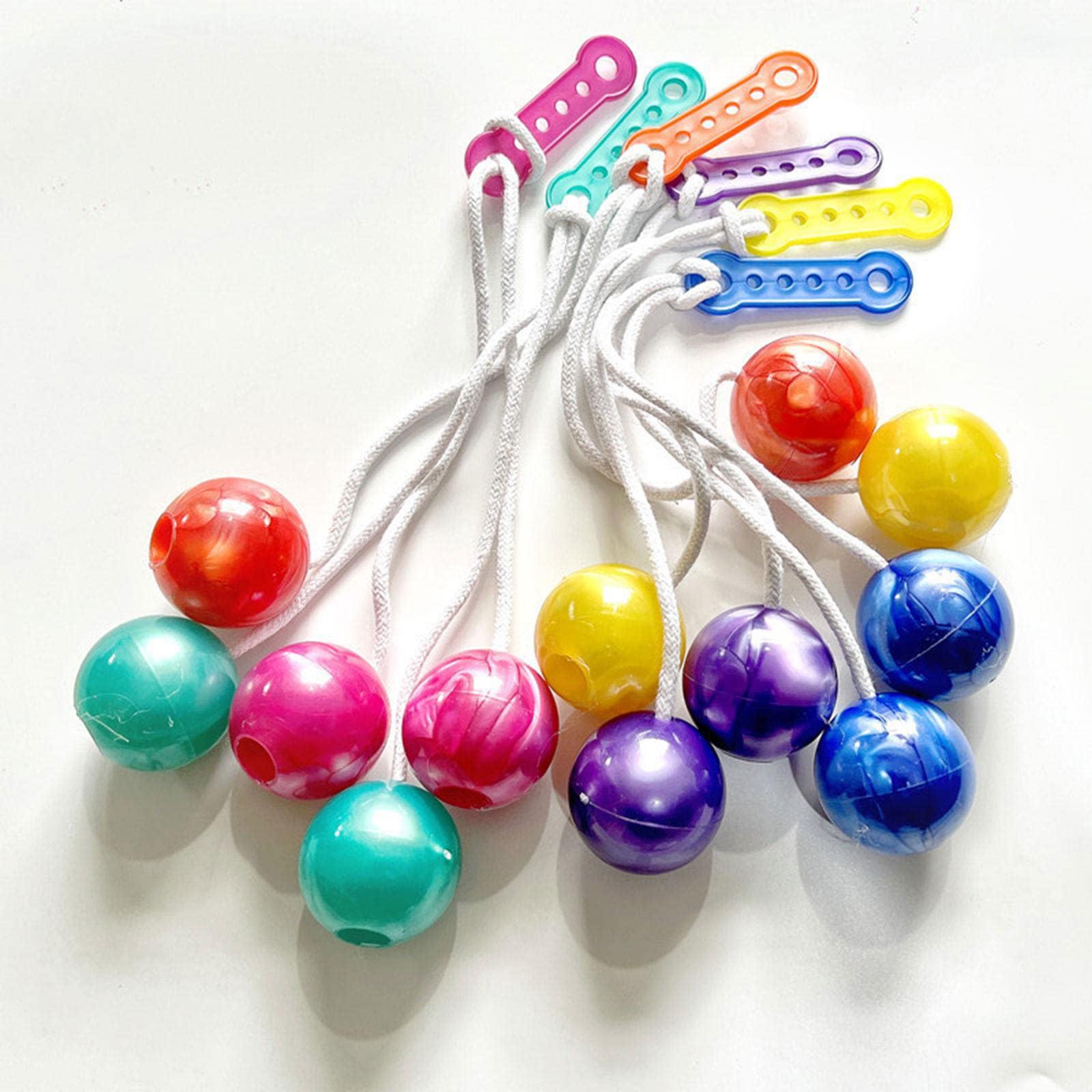 Clackers Balle Lato Lato Jouet Boules Oscillantes sur une Ficelle Pour Adultes Enfants Sensoriel Fidget TDAH Soulagement de l'Anxiété Cadeaux Originaux