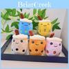 Whimsical Plush Fruit Milk Tea Cup Keychain Delightful Cartoon Plush Toy For Kids