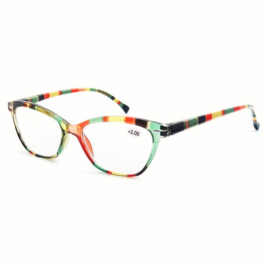 Reading Glasses For Women Personality Cat Eye Reader Rivet Decorative Frame Amplifier For Presbyopic glasses Fashion Ladies
