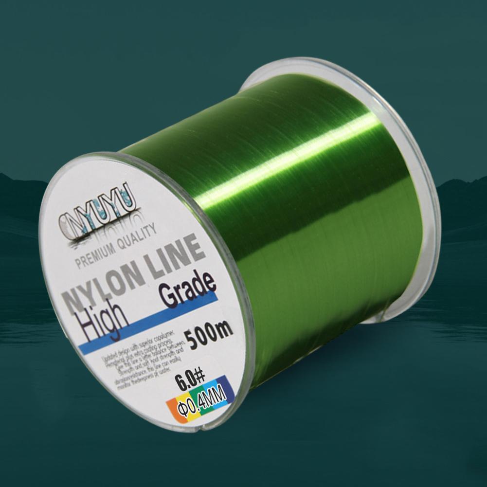500M Carp Fishing Wire Abrasion Resistant 18-90LB Braided Fishing Line Nylon Line for Saltwater and Freshwater