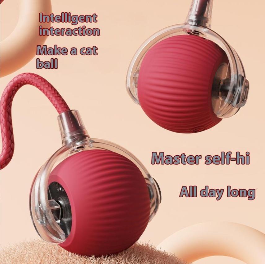 Smart Cat Toys Interactive Ball Electric Pet Toys for Cats Automatic Rolling Ball Kitten Toys Pet Kitten Teaser Game Toys