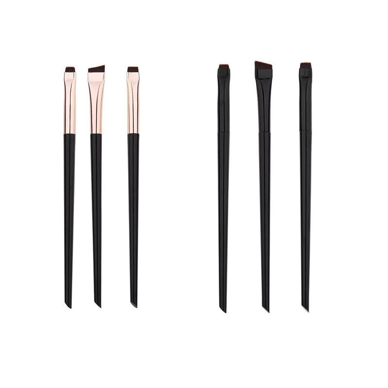 3Pcs/set Blade Eyeliner Brushes Eyebrow Brush Portable Flat Fine Eye Liner Brow Contour Makeup Brush Make Up Tool Wholesale 2026