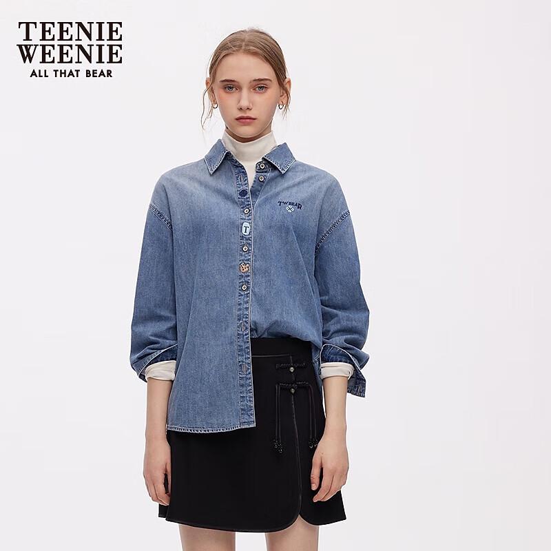 Teenie Weenie Women s Retro Blue Denim Shirt S