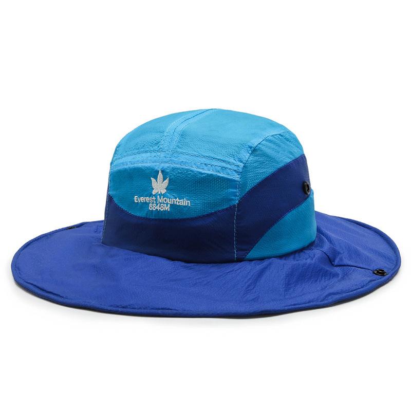 Hat Men Spring and Summer Travel Sunscreen Bucket Hat Trendy Women Outdoor Leisure Fishing Button Sun Hat Fashion Bucket Hat