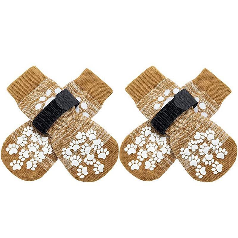 Calcetines Silenciosos Antideslizantes de Animales para Perros Medianos y Grandes Transpirables Zapatos para Perros para Exteriores Protectores de Patas Anti-Suciedad Uso en Todas las Estaciones